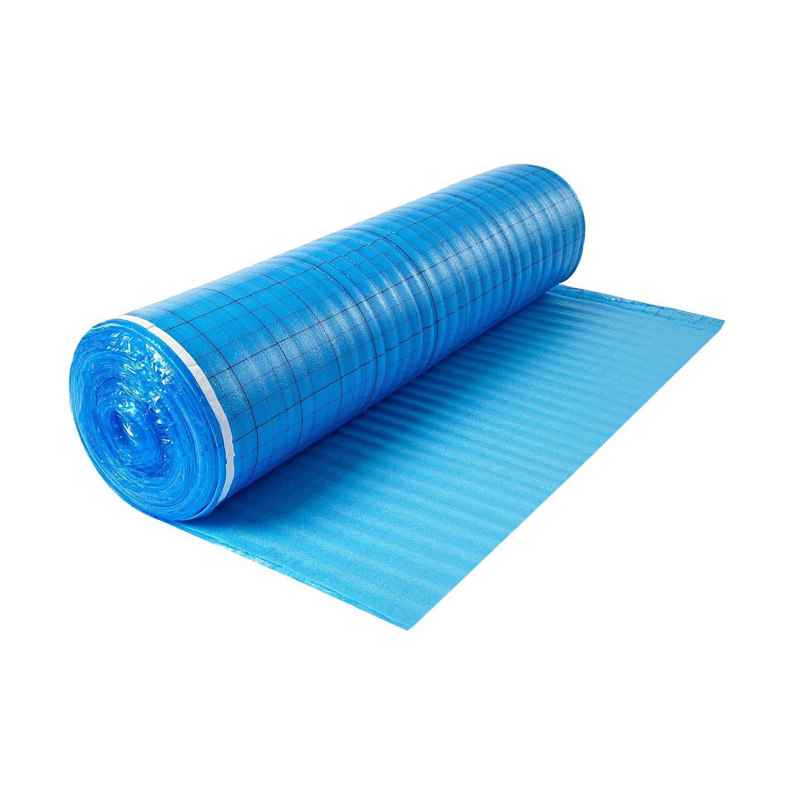 Vevor - VEVOR Sous-couche parquet 18,6 m², 3 mm, mousse EPE, film PE imperméable, isolation phonique, compatible sols stratifiés et parquets.