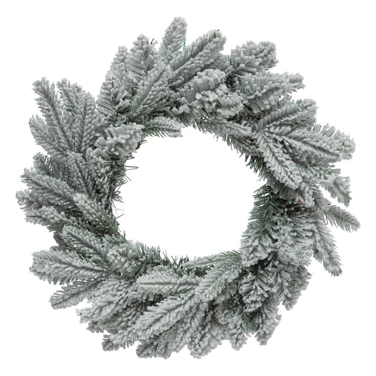 Atmosphera - Couronne frosty D.40cm - Atmosphera Créateur d'intérieur - Imagen 1