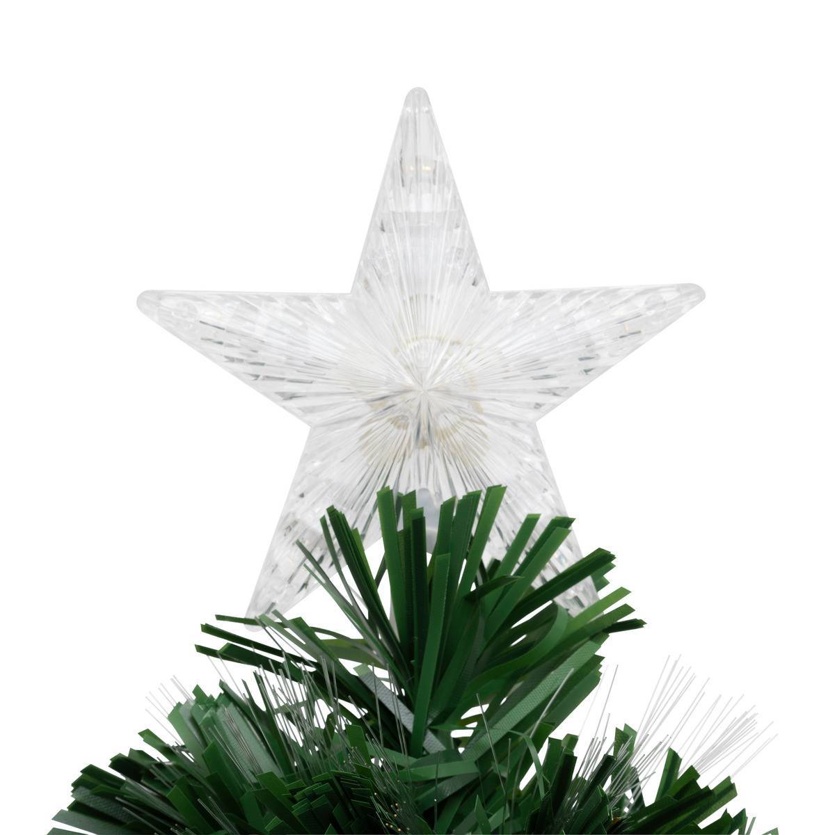 Sapin lumineux fibre optique Mannelé 37 LED H.90cm FEERIC LIGHTS & CHRISTMAS - Image 5