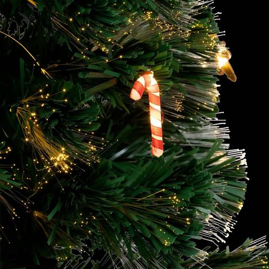 Sapin lumineux fibre optique Mannelé 37 LED H.90cm FEERIC LIGHTS & CHRISTMAS - Image 7