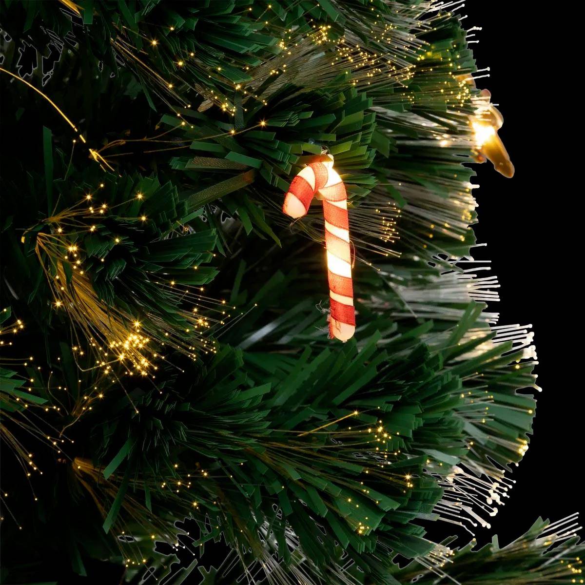 Sapin lumineux fibre optique Mannelé 37 LED H.90cm FEERIC LIGHTS & CHRISTMAS - Image 7