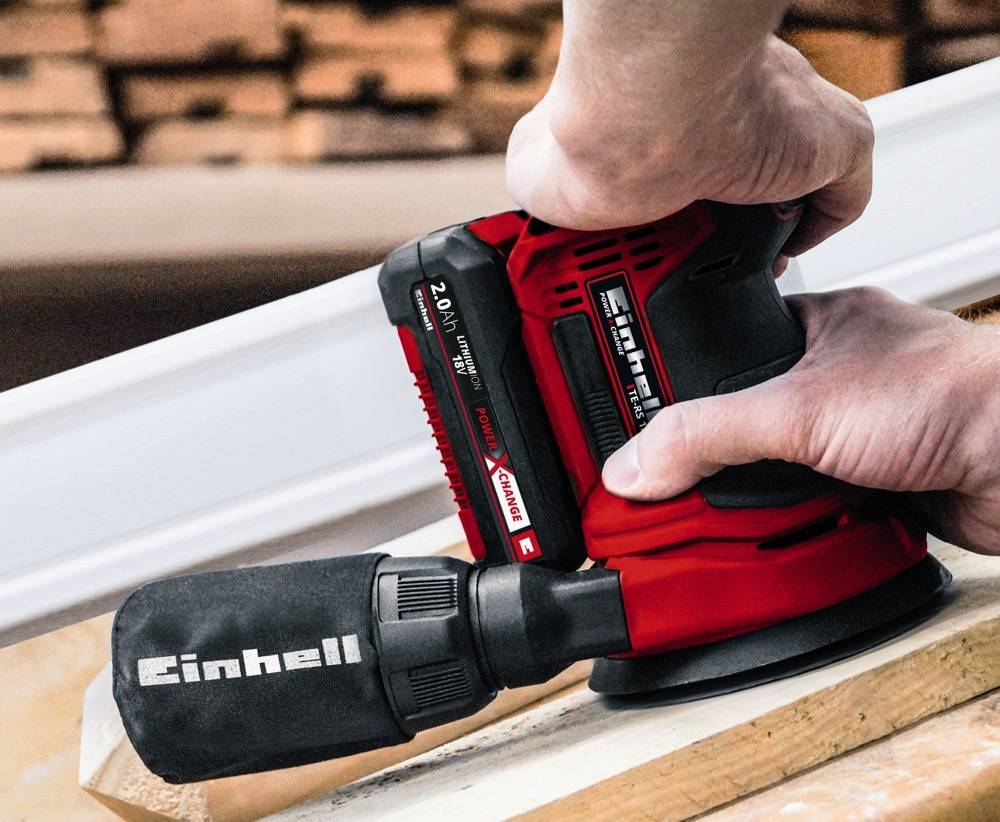 Einhell - Ponceuse excentrique TE-RS 18 Li - Solo (sans batterie ni chargeur) Einhell - Image 4