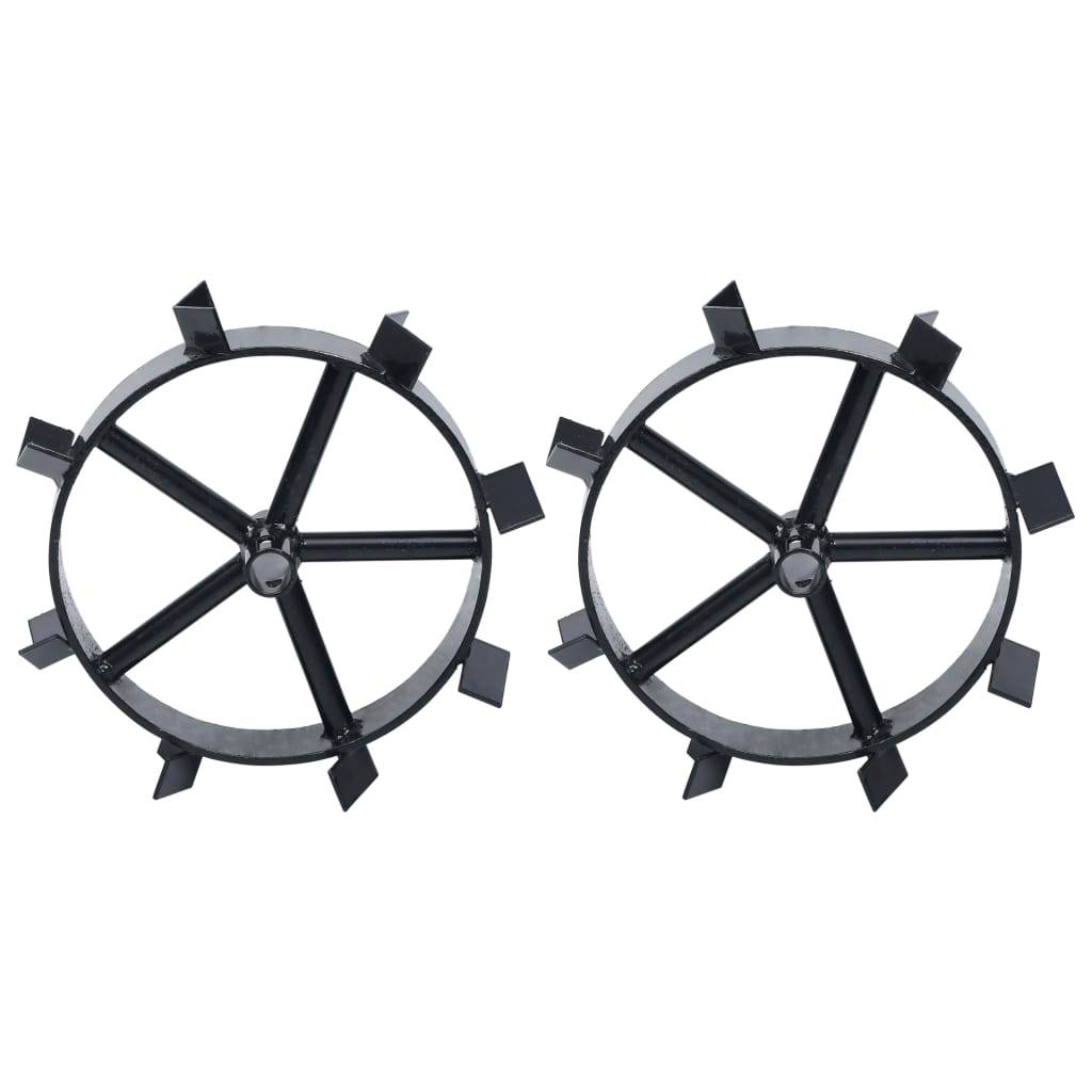 PANGIVO - Roues pour motoculteur métal noir 34 x 34 cm - PANGIVO - Image 3