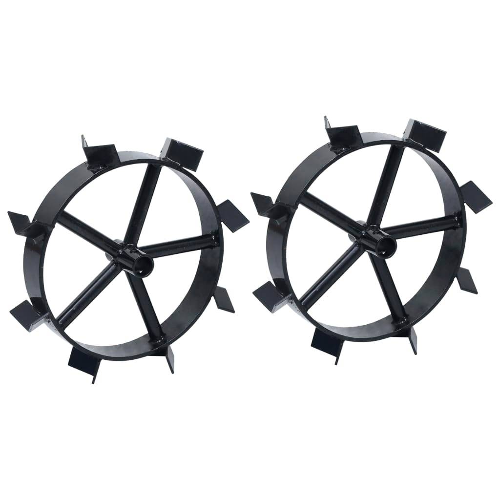 PANGIVO - Roues pour motoculteur métal noir 34 x 34 cm - PANGIVO - Image 2