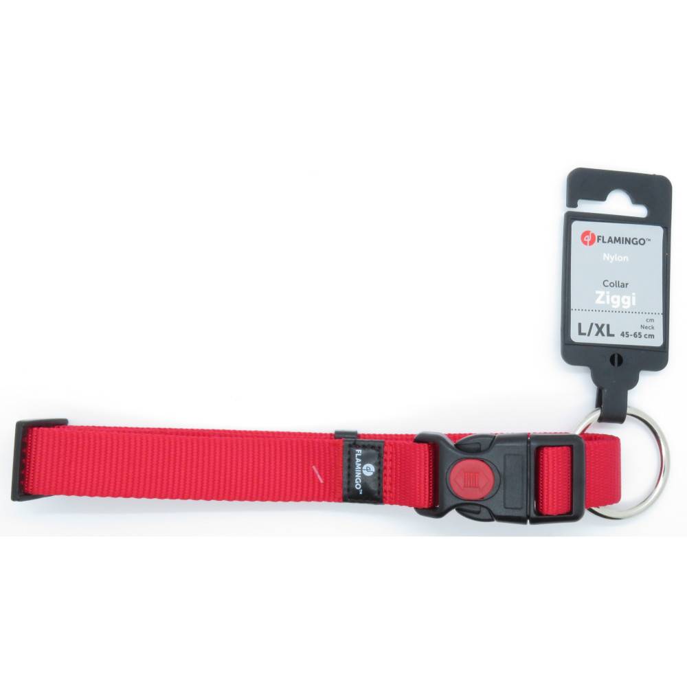 Collier Ziggi rouge 45 -65 cm 25 MM taille L pour chien - Image 2