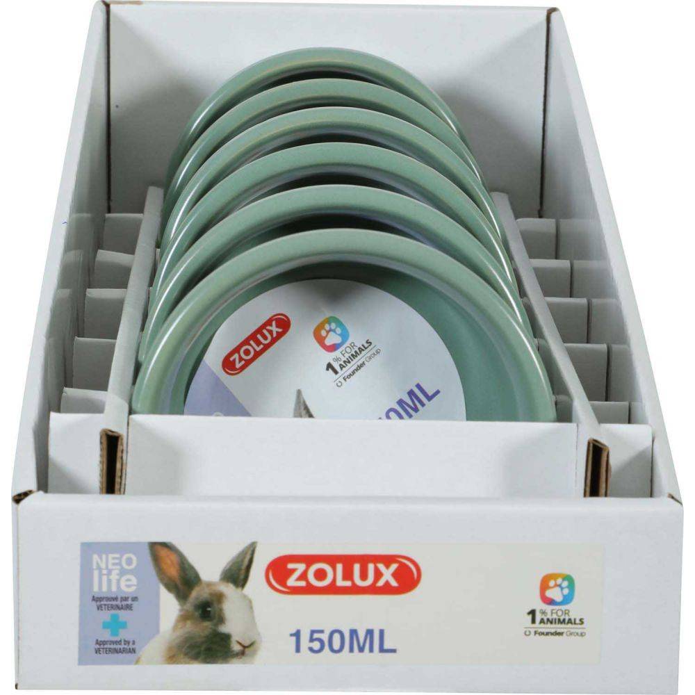 Zolux - Cuenco de cerámica para conejos Neolife 150 ml - Imagen 3