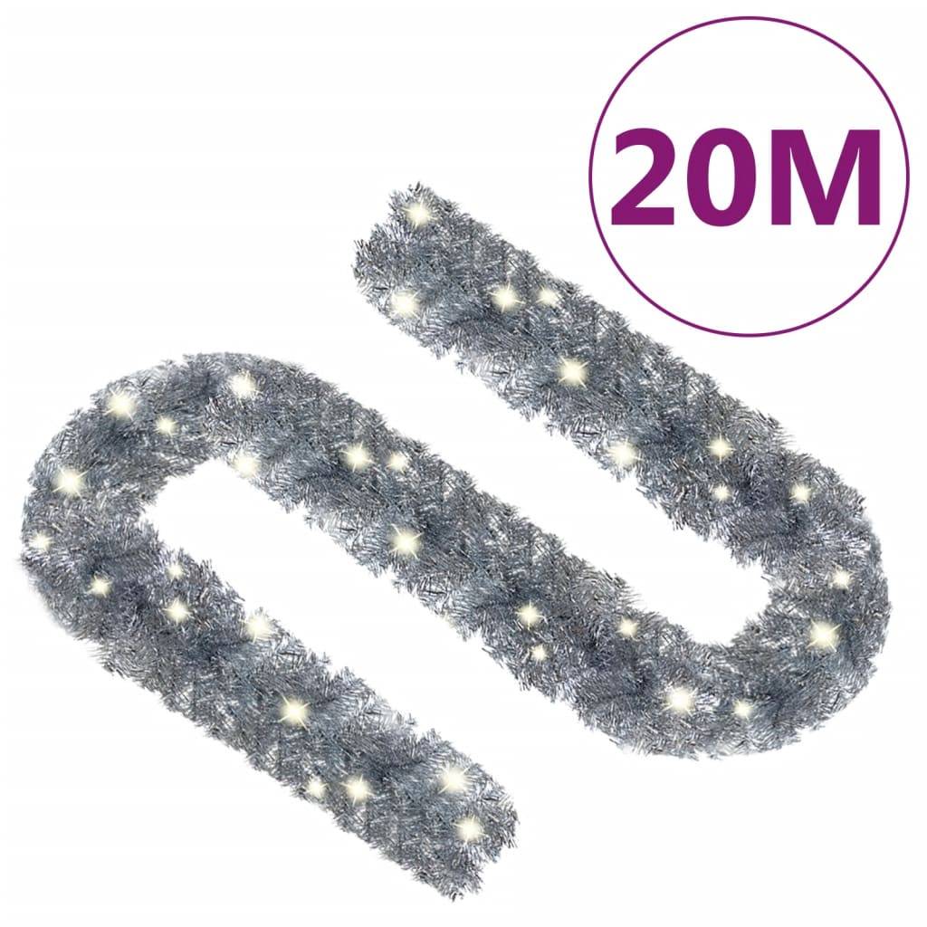 Guirlande de Noël Lumineuse PVC Décoration Scintillante 300 LED Argenté 20 m – ComfortXL Outdoor Living - Image 8