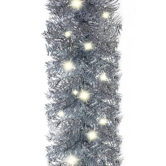 Guirlande de Noël Lumineuse PVC Décoration Scintillante 300 LED Argenté 20 m – ComfortXL Outdoor Living - Image 6