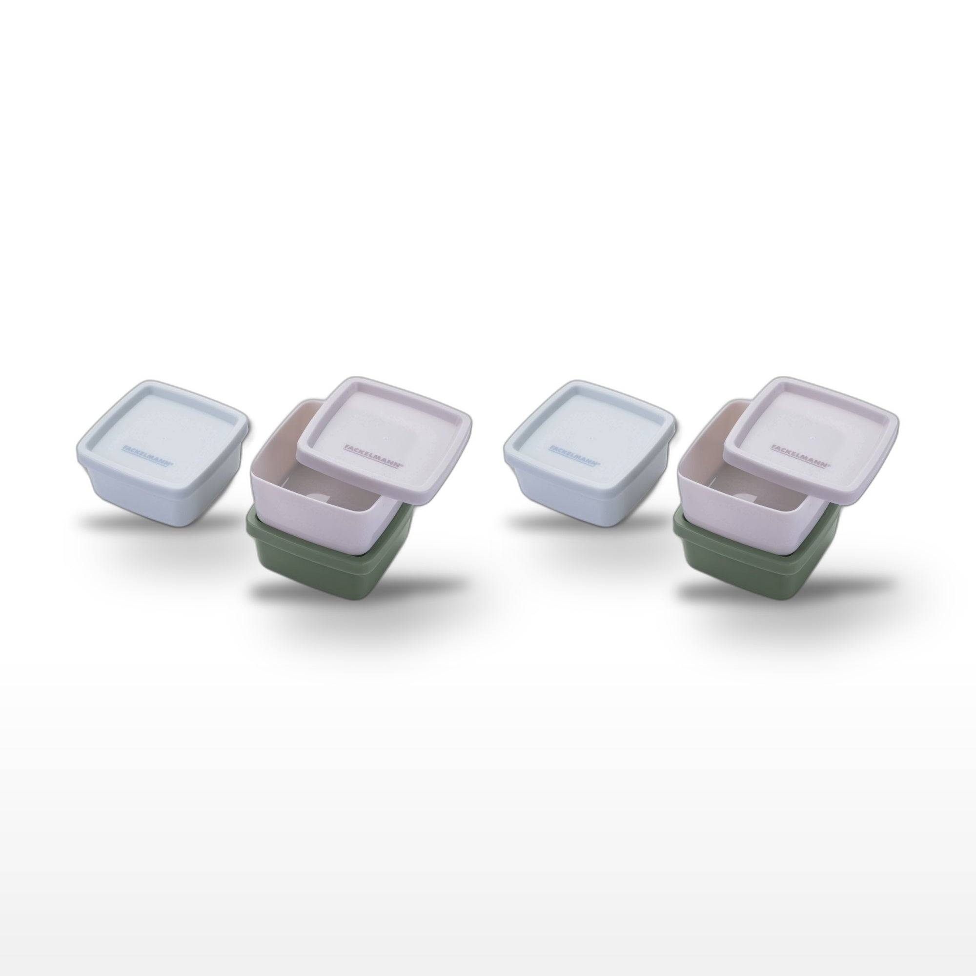 Lot de 2 lunchbox 500ml avec 2 ustensiles de cuisine Fackelmann Storage - Image 1