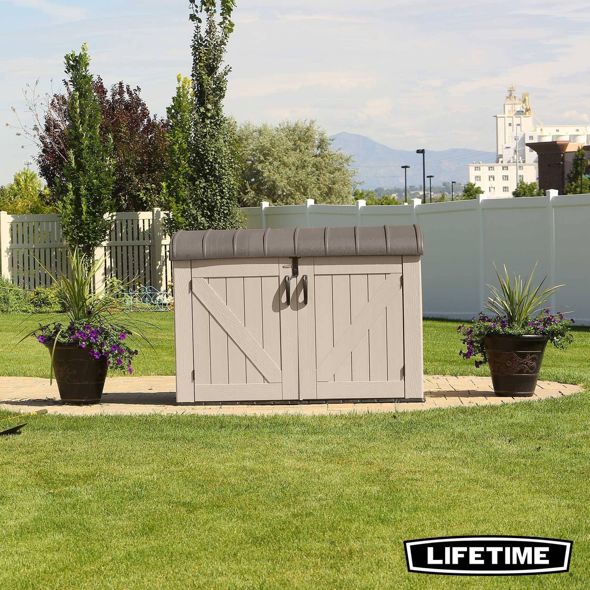 Lifetime - Abri horizontal d'exterieur résine 2123L / 2.1 m3 LIFETIME #60170 - Image 4