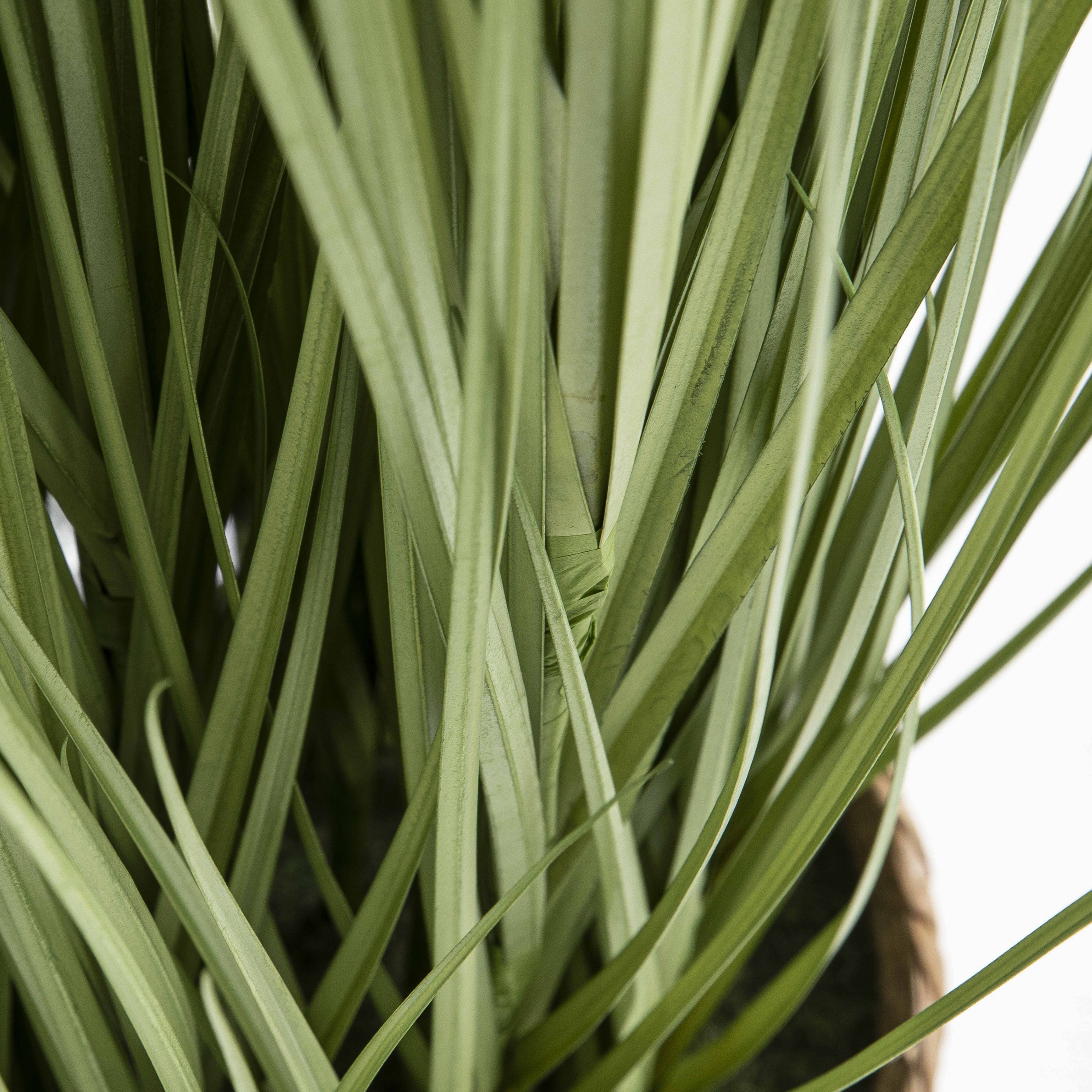 Oviala - Plante artificielle herbe folle en pvc vert - Oviala - Imagen 2