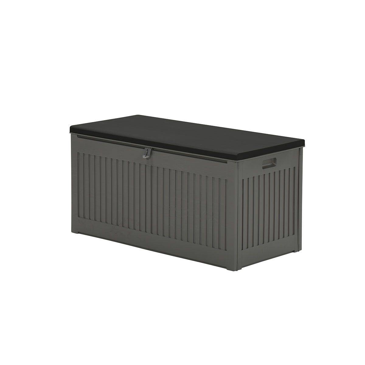 Garden Impressions - Coffre à coussins Primo - plastique - 270L - 109x51,3x54,7 cm - gris foncé - noir - Imagen 1