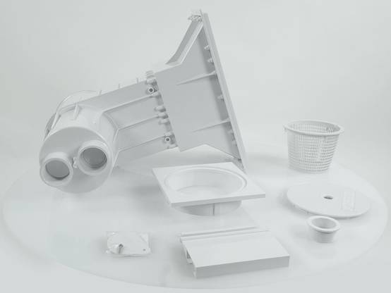 Skimmer premium grande meurtrière (béton) - Hayward - Image 2