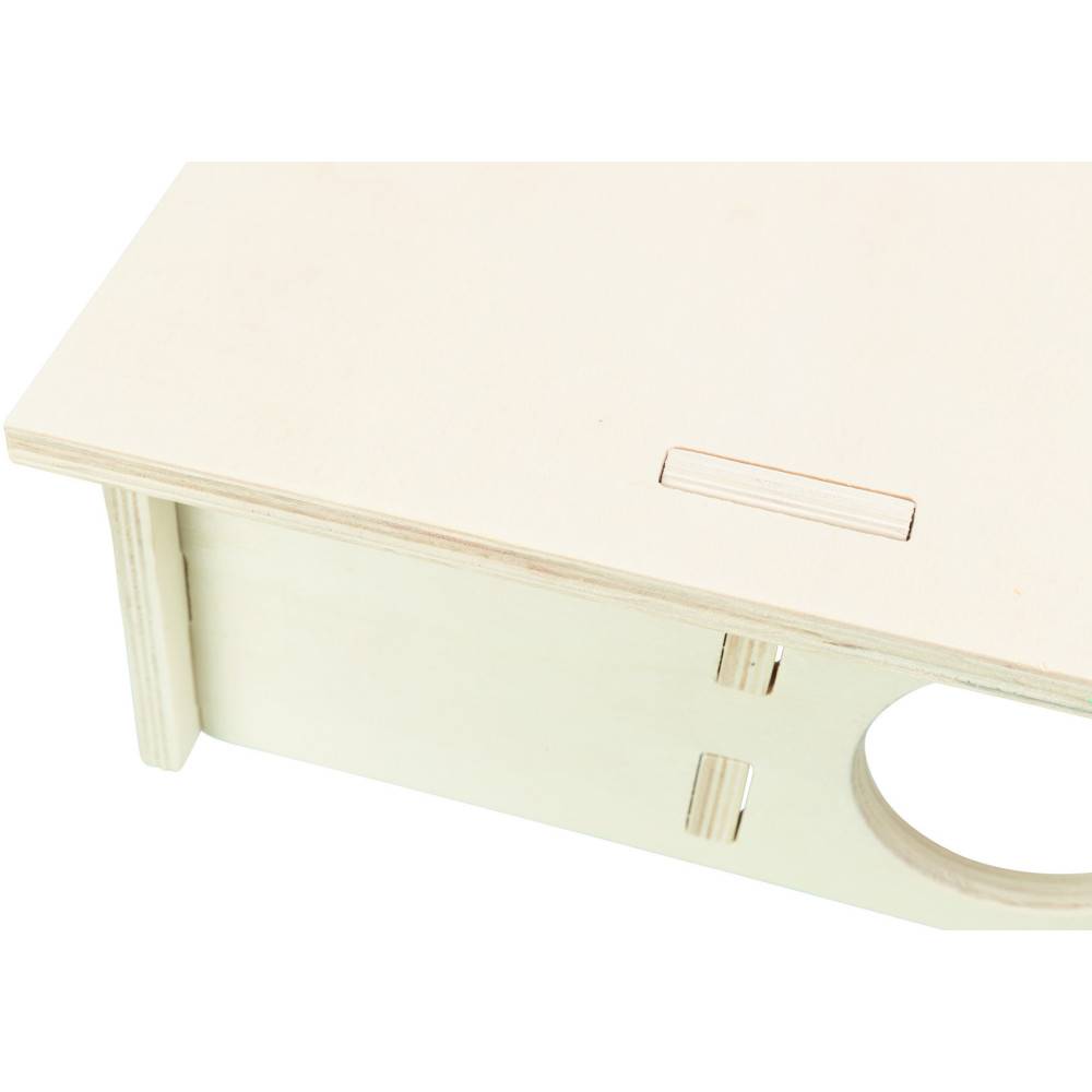 Trixie - Maison emboitable 4 chambres 30 × 12 × 30 cm pour grands hamsters, dègues - Imagen 6
