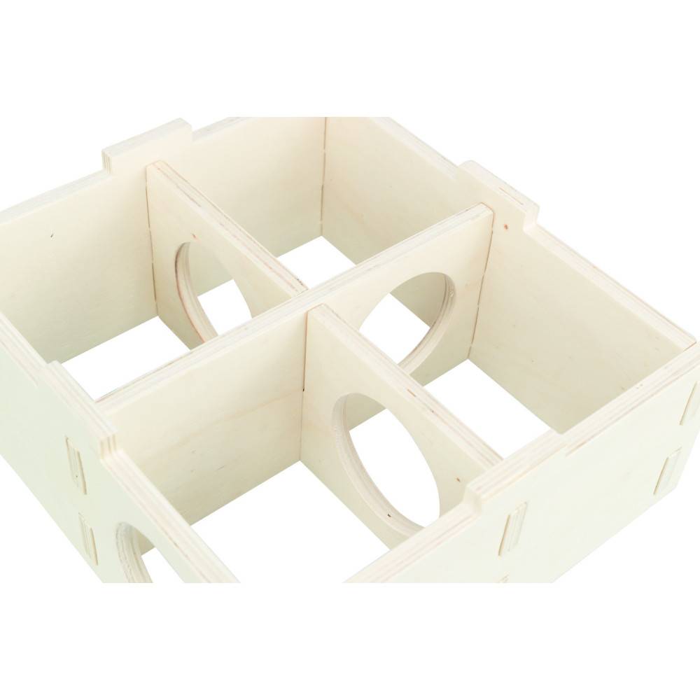 Trixie - Maison emboitable 4 chambres 30 × 12 × 30 cm pour grands hamsters, dègues - Imagen 7