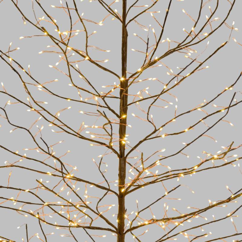 Lotti - Arbre Lumineux TILLEUL Marron H200cm 1120 MicroLED FlashLED Blanc chaud Lotti - Imagen 3