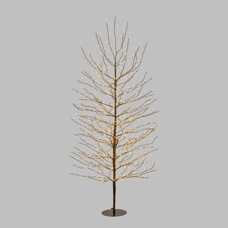 Lotti - Arbre Lumineux TILLEUL Marron H200cm 1120 MicroLED FlashLED Blanc chaud Lotti - Imagen 1