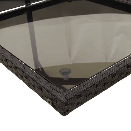 ComfortXL - Salon de Jardin Encastrable 14 Personnes Noir, Résine Tressée et Coussins Noirs Confortables – ComfortXL Outdoor Living - Image 8