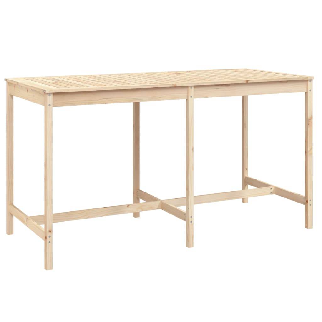 Helloshop26 - Ensemble de bar de jardin 9 pièces bois de pin massif - Imagen 5