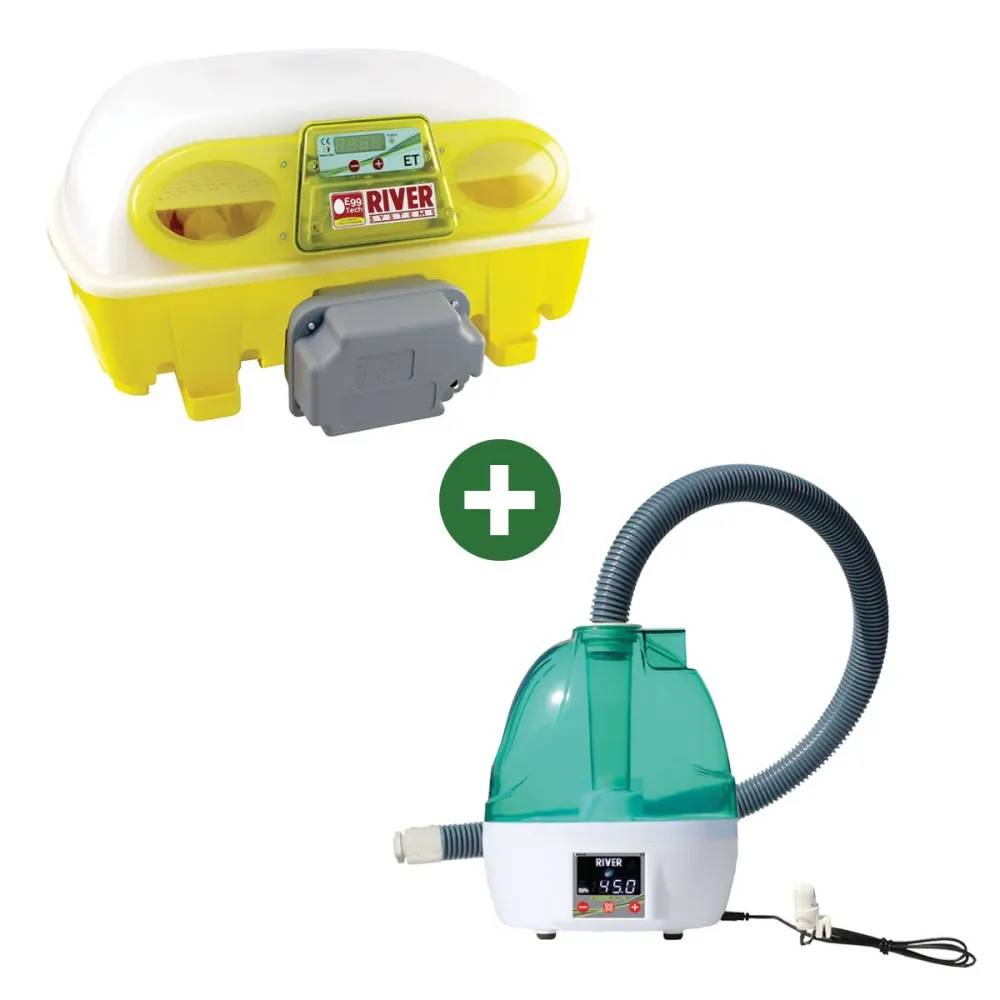 River System - Couveuse automatique Egg Tech 49 Biomaster River Systems avec humidificateur Nebula - Image 1