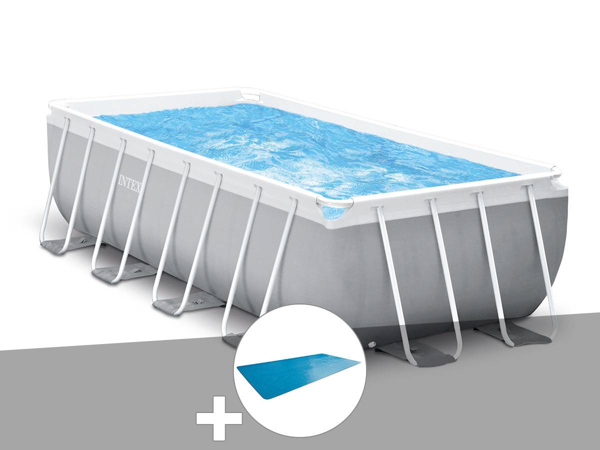 Kit piscine tubulaire Intex Prism Frame rectangulaire 4,00 x 2,00 x 1,22 m + Bâche à bulles - Imagen 2