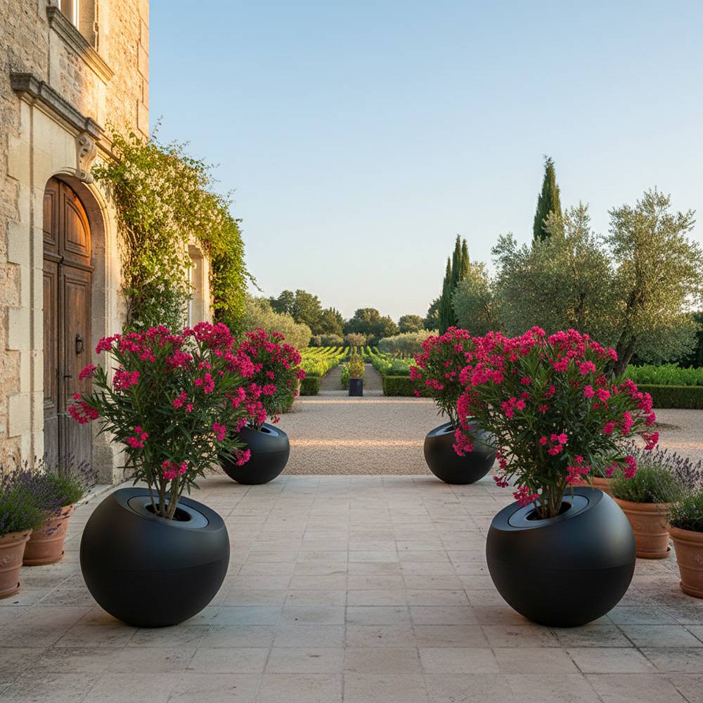Pot de fleurs dolce vita 300l - plast'up rotomoulage - Image 3