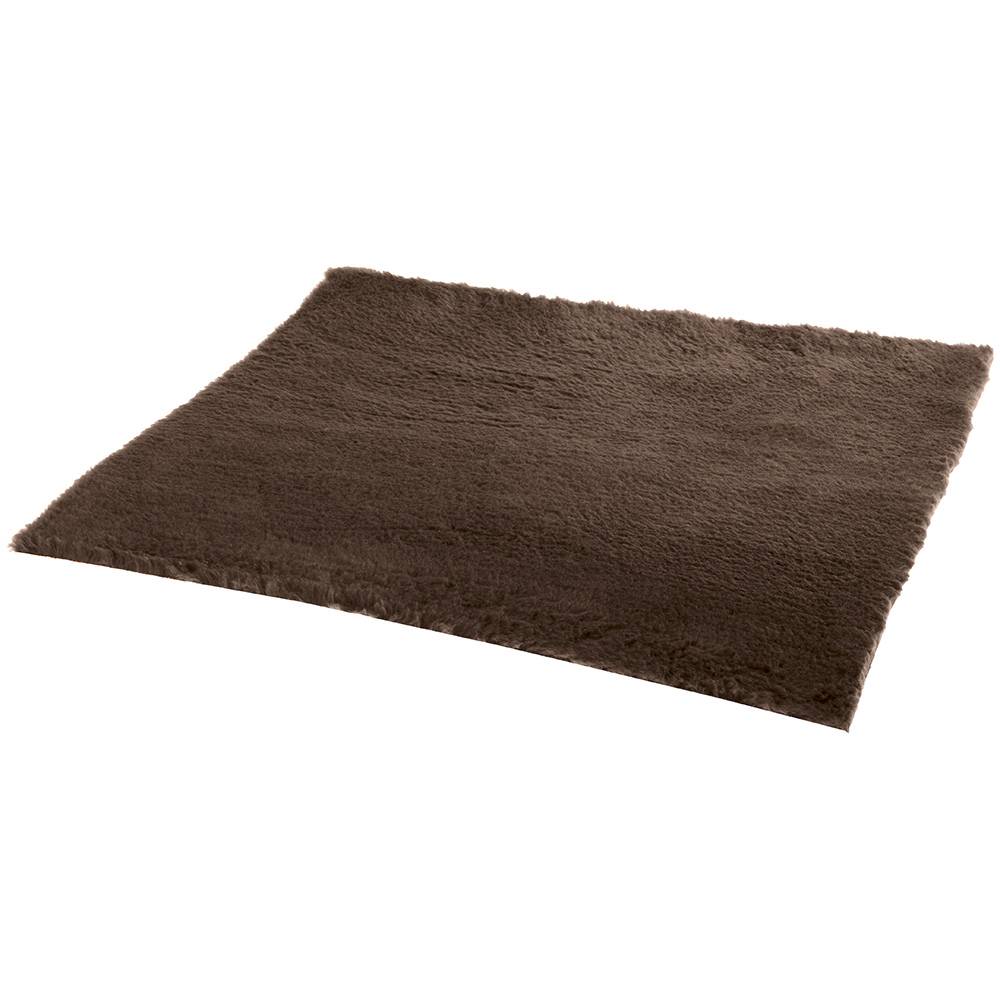 Ferplast - Ferplast, tapis pour chiens et chats PLAZA LARGE, matelas pour animaux ou chiots, isolant, résistant, lavable, fourrure moelleuse écologique, 100x150