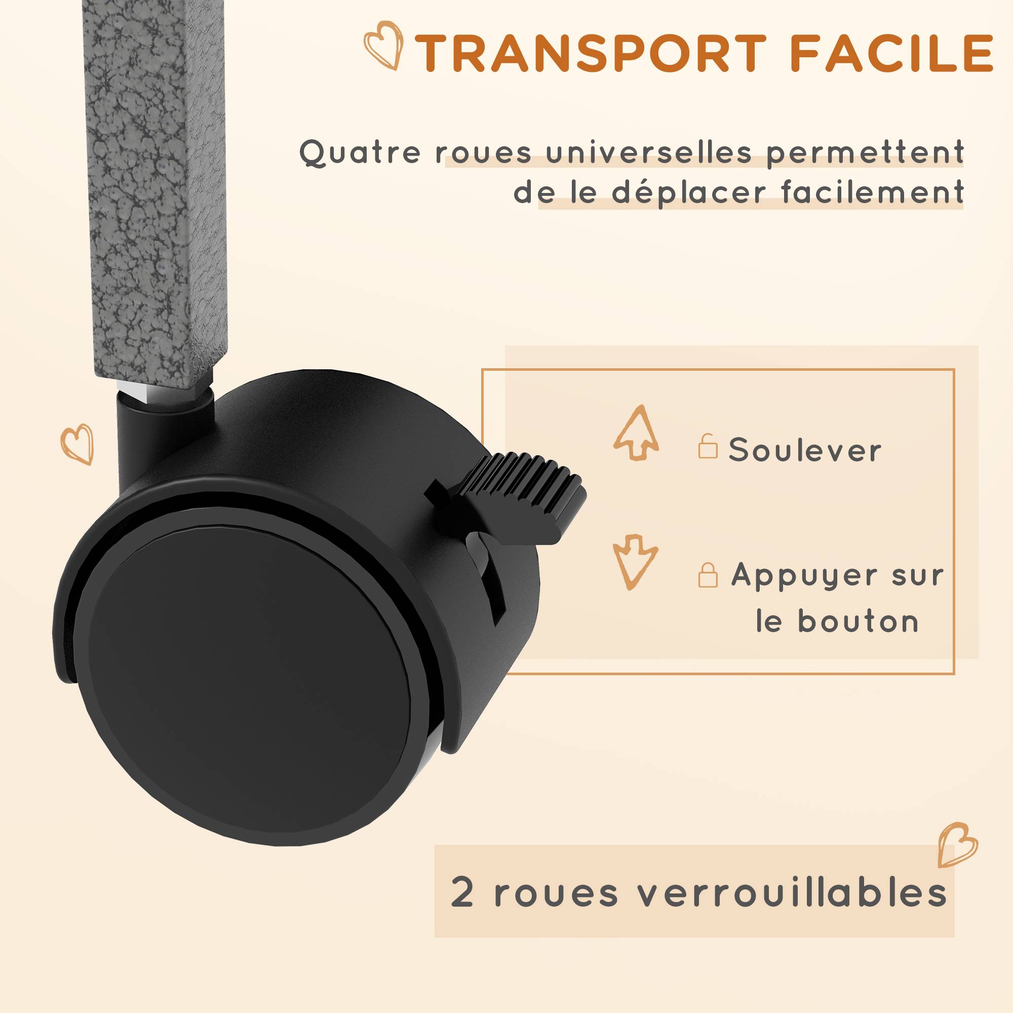 Pawhut - Cage pour rongeurs furet chinchilla 4 plateformes 3 rampes 4 portes hamac plateau acier gris noir - Imagen 5