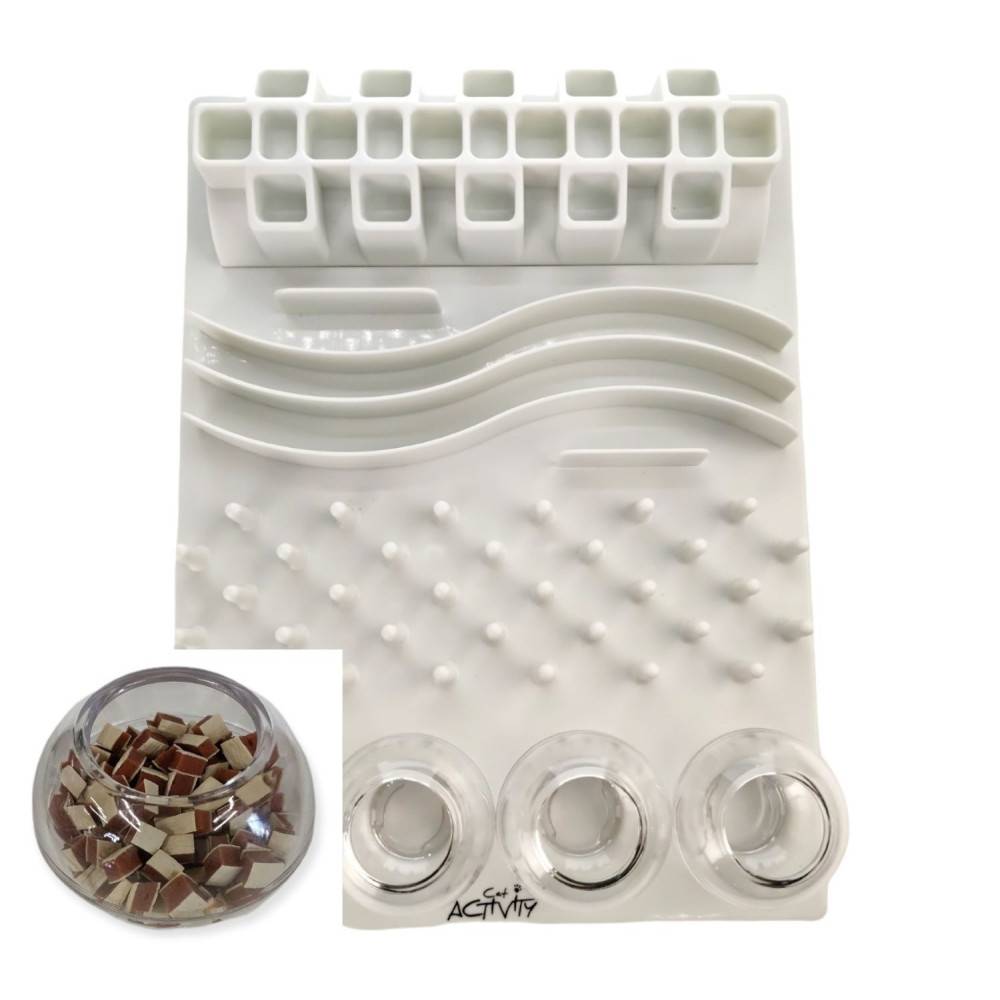 animallparadise - Jeu pour chat Fun Board jeux de stratégie avec 50g de friandises - Imagen 1
