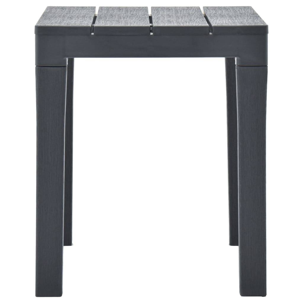 Maison Chic - Bancs de jardin 2 pcs | Banquette De Jardin | Banc Extérieur Anthracite Plastique Maison Chic - Image 4