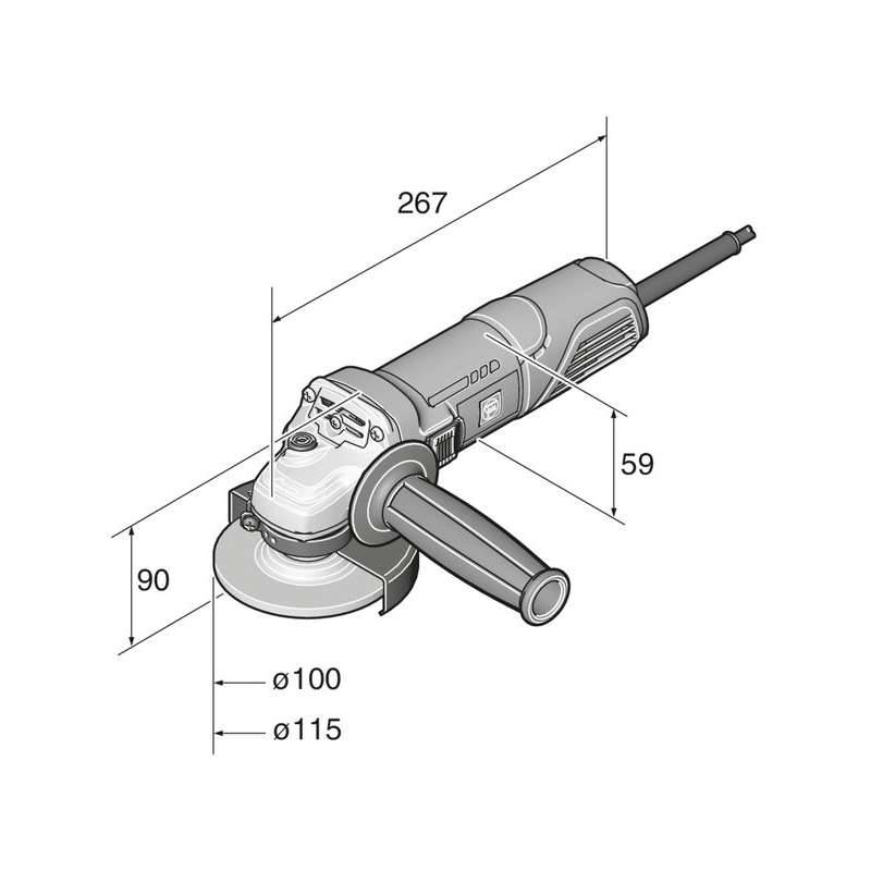 Meuleuse d'angle 750W WSG 7-125 125mm en boîte carton - FEIN - 72226560000 - Imagen 5