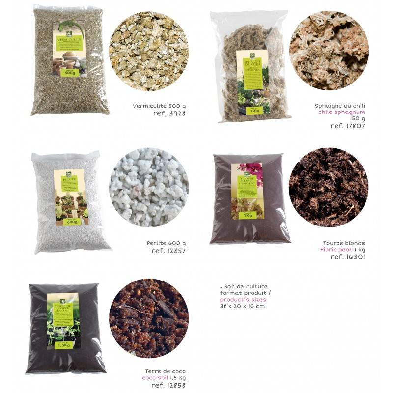 Radis et Capucine - Tourbe blonde Sac de 1 kg - Imagen 2