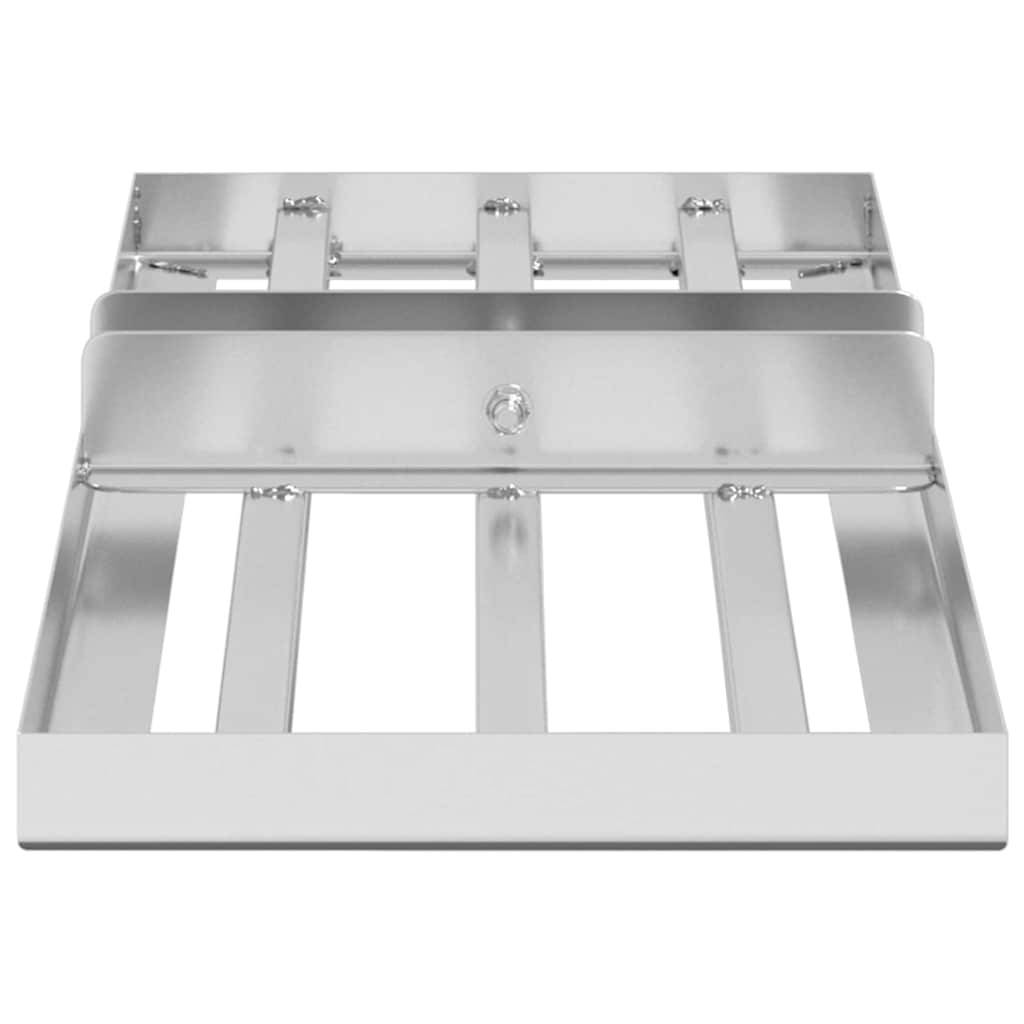 PANGIVO - Râteau de nivellement acier inoxydable argenté 75 x 25 x 6 cm - PANGIVO(Sans manche) - Image 5
