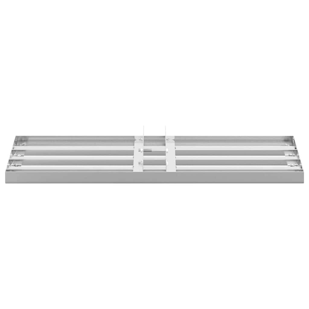 PANGIVO - Râteau de nivellement acier inoxydable argenté 75 x 25 x 6 cm - PANGIVO(Sans manche) - Image 4