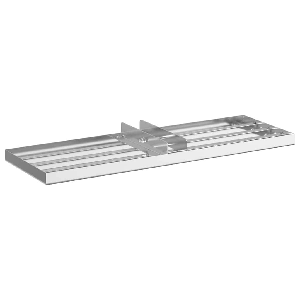 PANGIVO - Râteau de nivellement acier inoxydable argenté 75 x 25 x 6 cm - PANGIVO(Sans manche) - Image 2