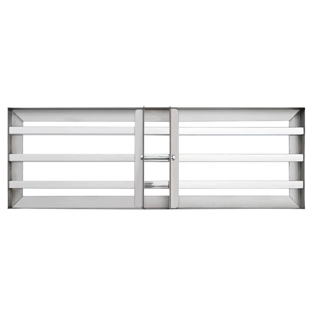 PANGIVO - Râteau de nivellement acier inoxydable argenté 75 x 25 x 6 cm - PANGIVO(Sans manche) - Image 9
