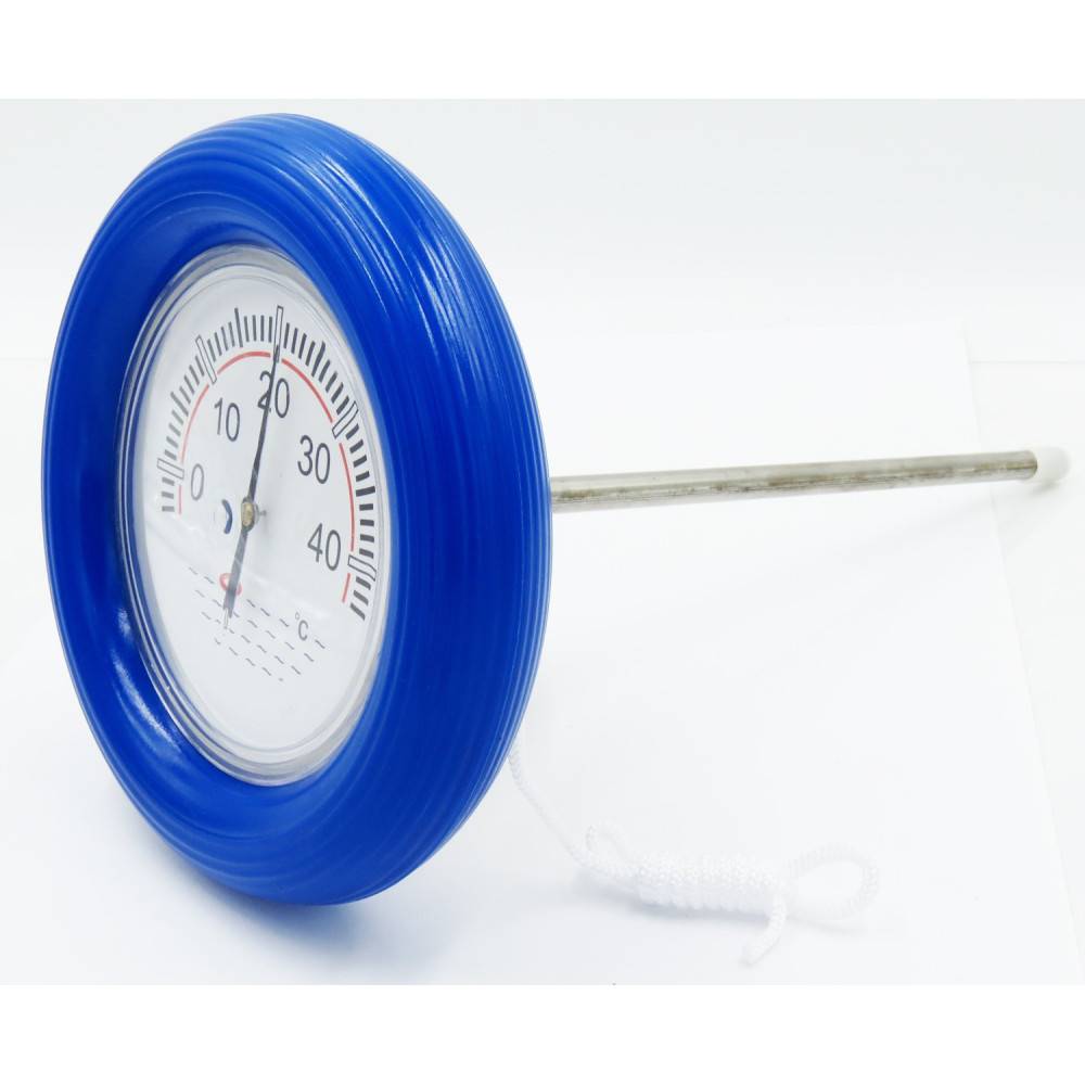Thermomètre Piscine, Rond Flottant, Forme bouée, diamètre 18.5 cm - Image 3