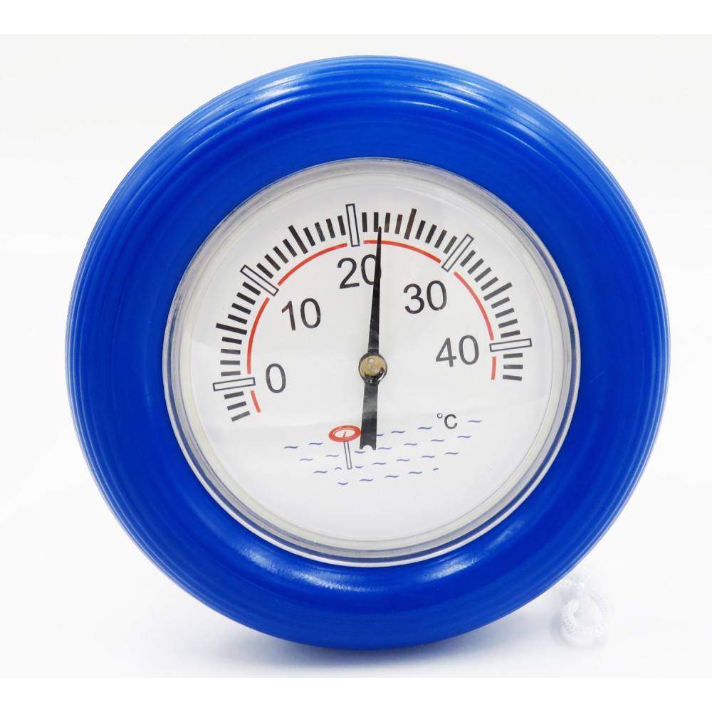 Thermomètre Piscine, Rond Flottant, Forme bouée, diamètre 18.5 cm - Image 2