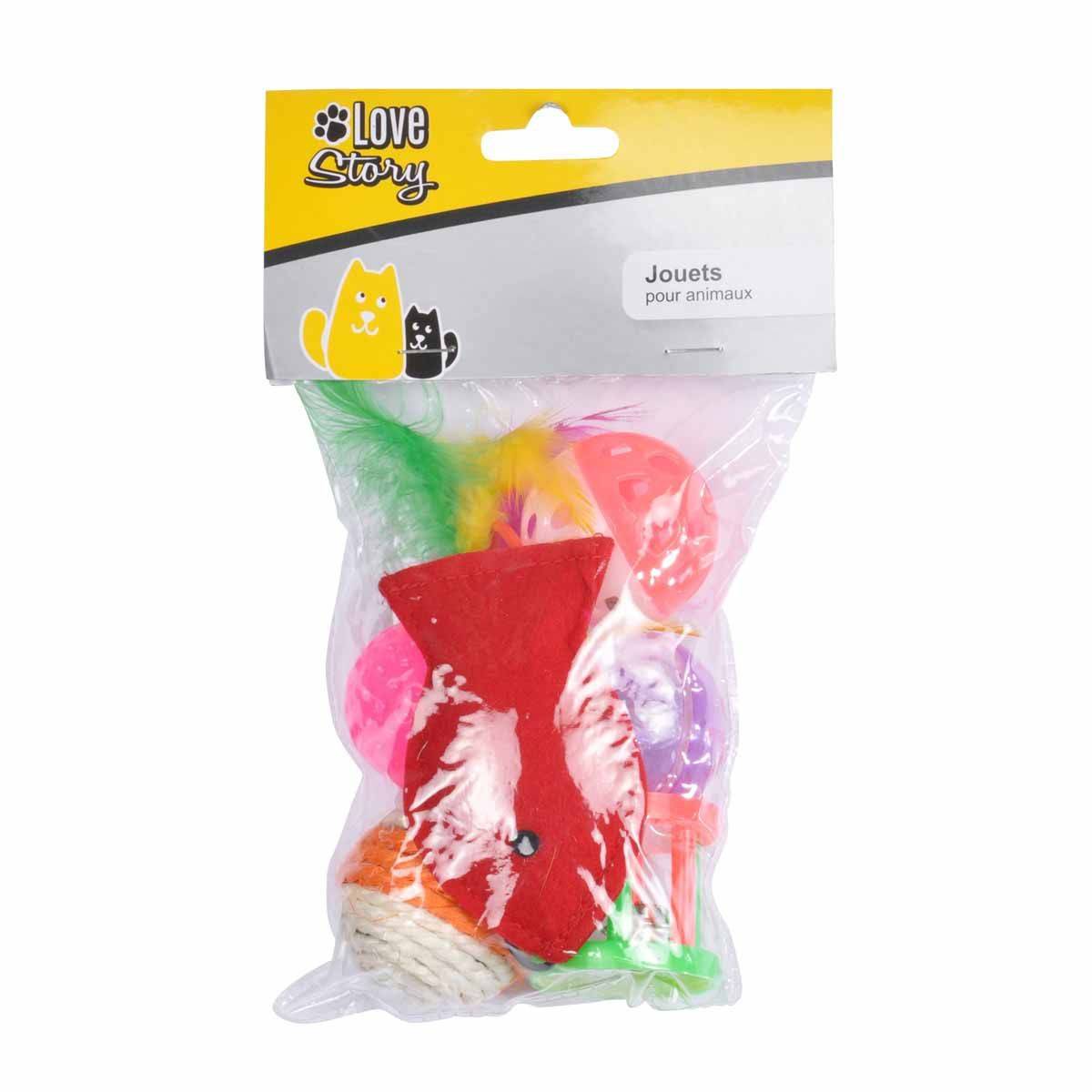 Love Story - Lot de 6 Jouets pour Chat "Cadeaux" Multicolore - Image 3