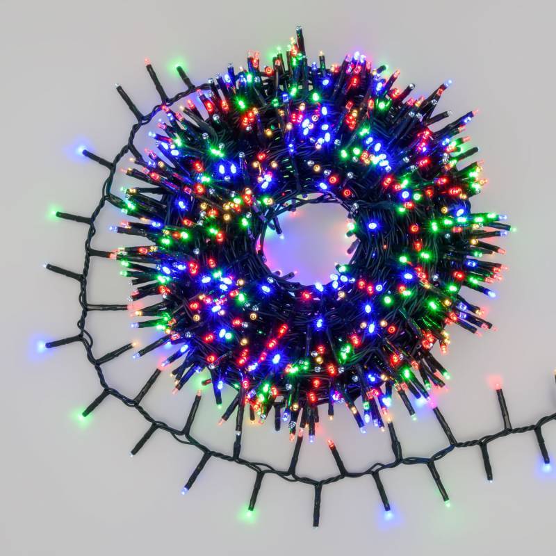 Lotti - Guirlande Boa 20M D6cm 1000 mini LED multicolore blanc chaud et froid Multiflash 31V Lotti - Imagen 1