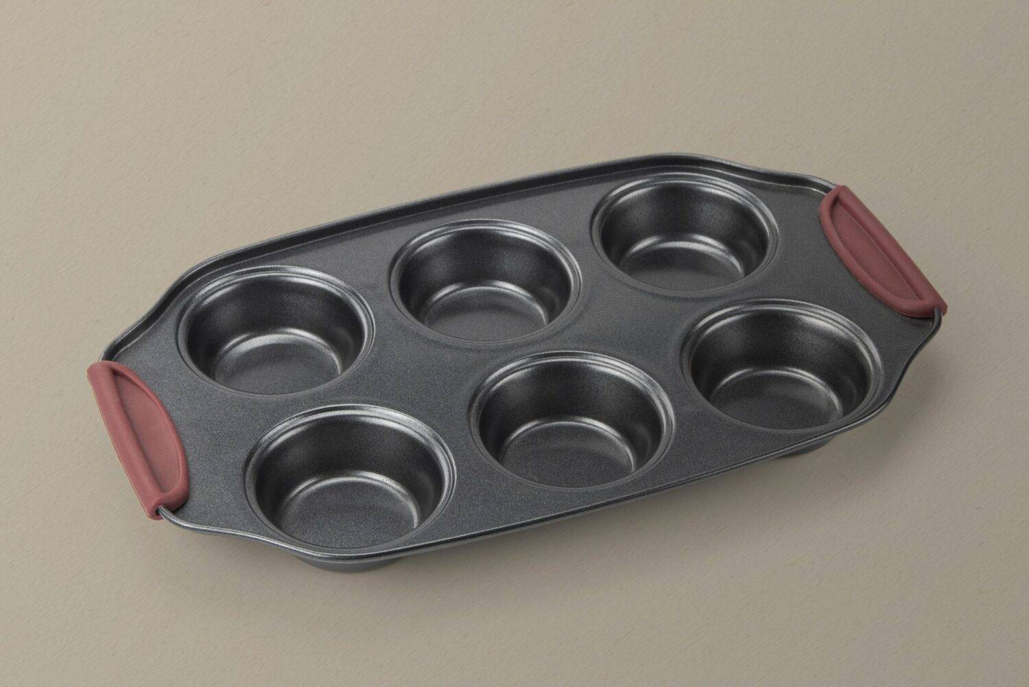 Moule à muffins avec revêtement anti-adhésif - 31 x 18 cm - En acier carbone - Convient aux fours - Myway - Imagen 6