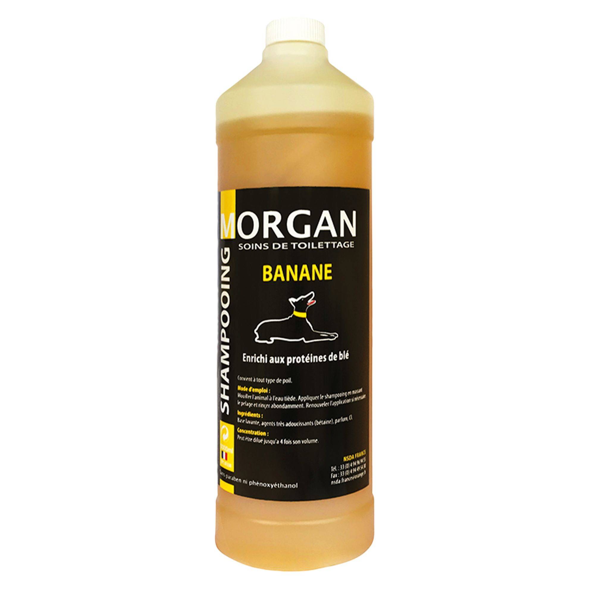 Shampoing protéiné Banane Morgan : 1L MORGAN