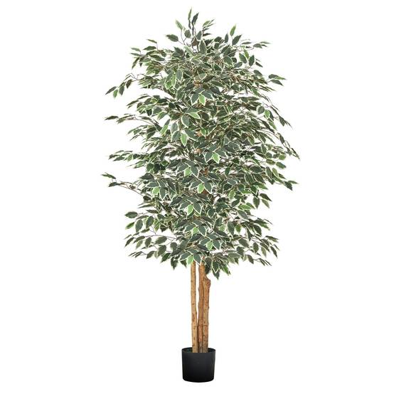 VEVOR Arbre Artificiel Plante Artificielle Faux Ficus 1,8 m Décoration Intérieur - Image 1