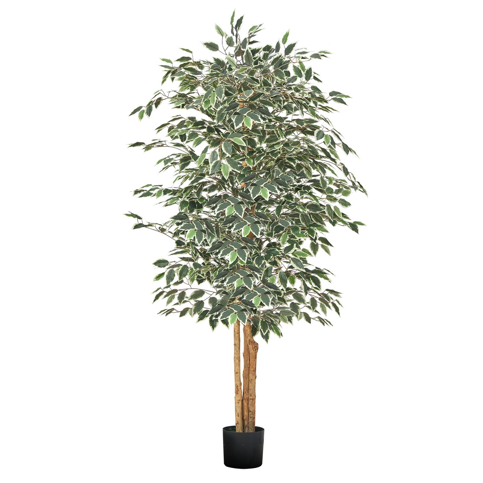VEVOR Arbre Artificiel Plante Artificielle Faux Ficus 1,8 m Décoration Intérieur - Image 1