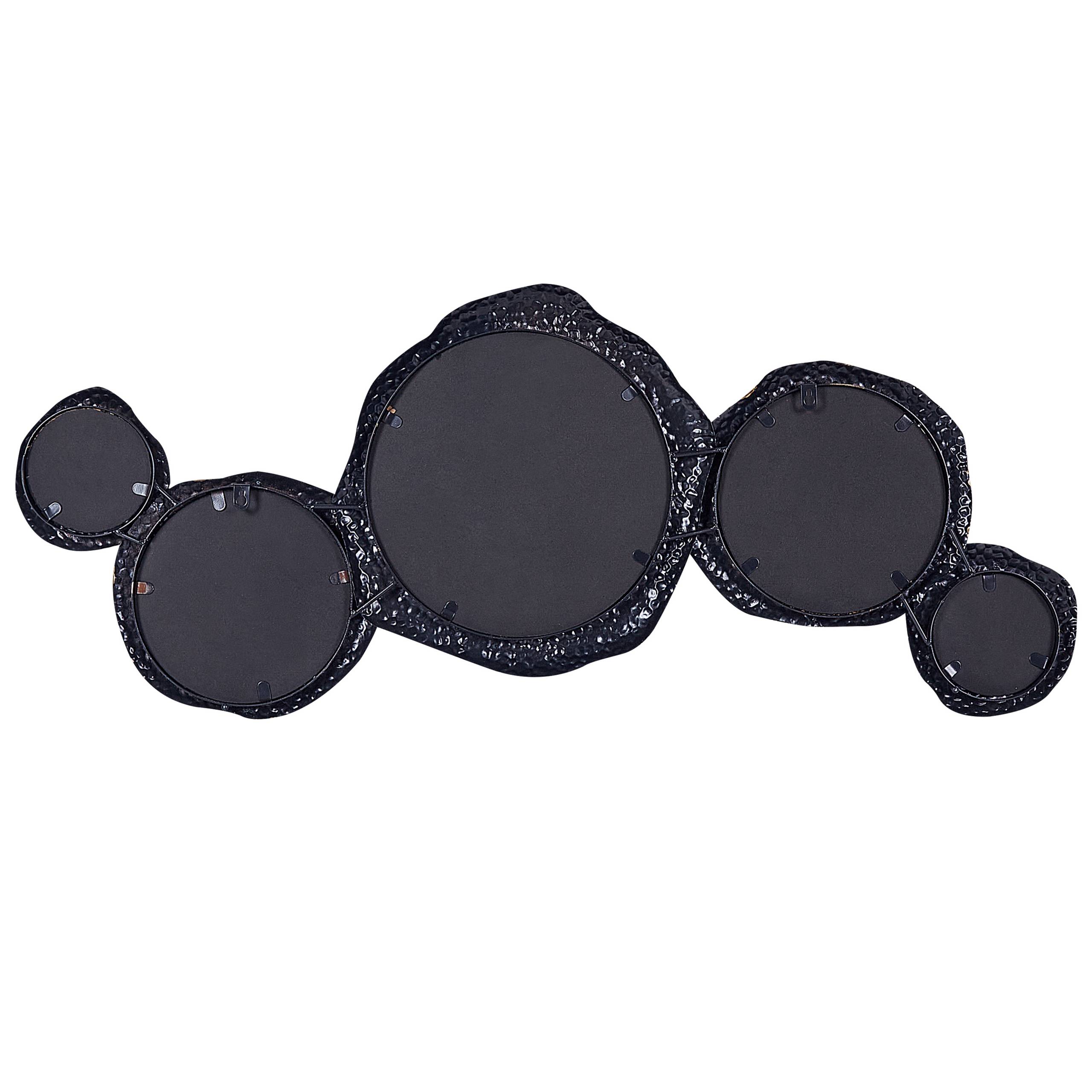 Beliani - Miroir décoratif Métal Noir/doré CHARNY - 109x3x44- Beliani - Image 4