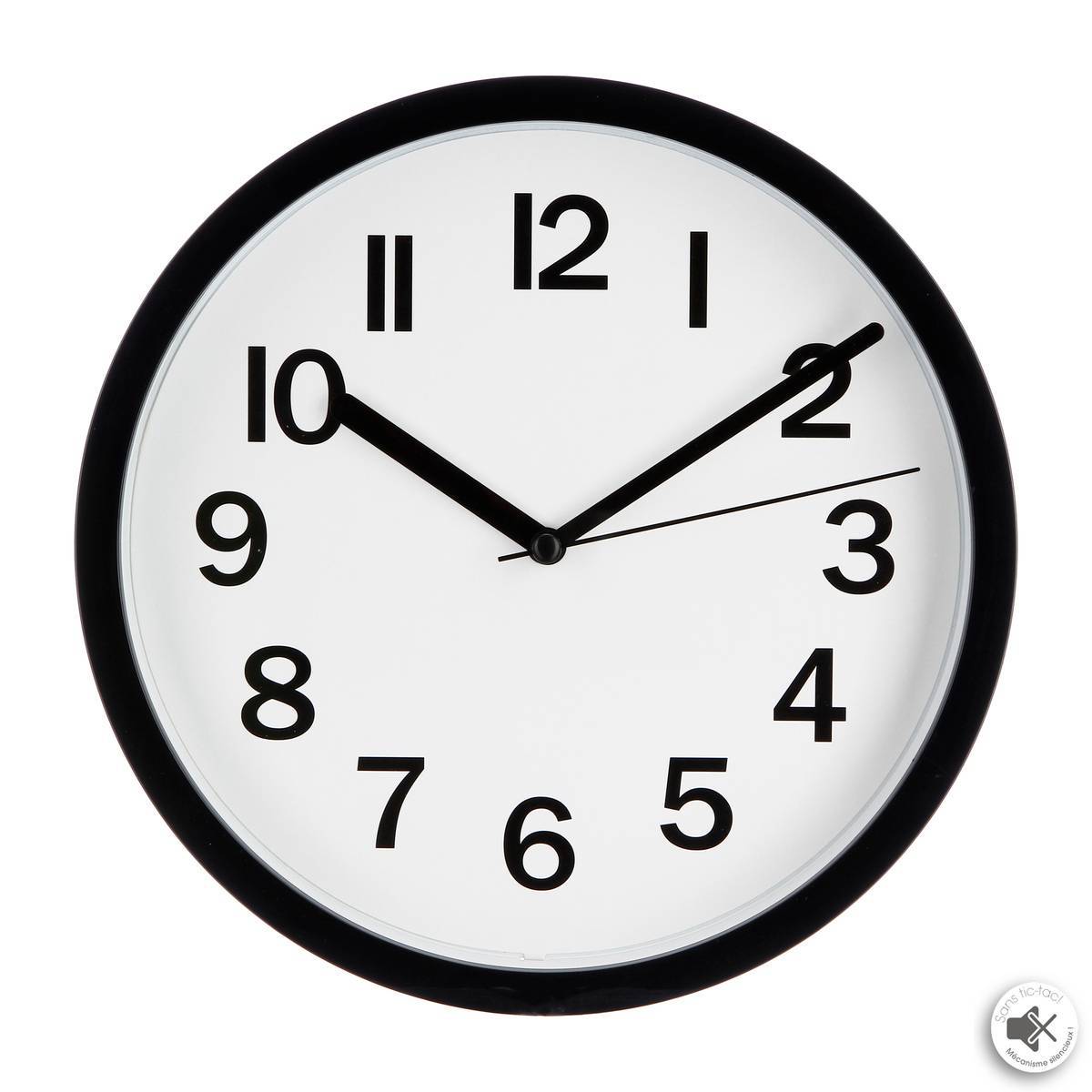Atmosphera - Horloge "Loly" en plastique D22cm - Atmosphera Créateur d'intérieur - Imagen 1