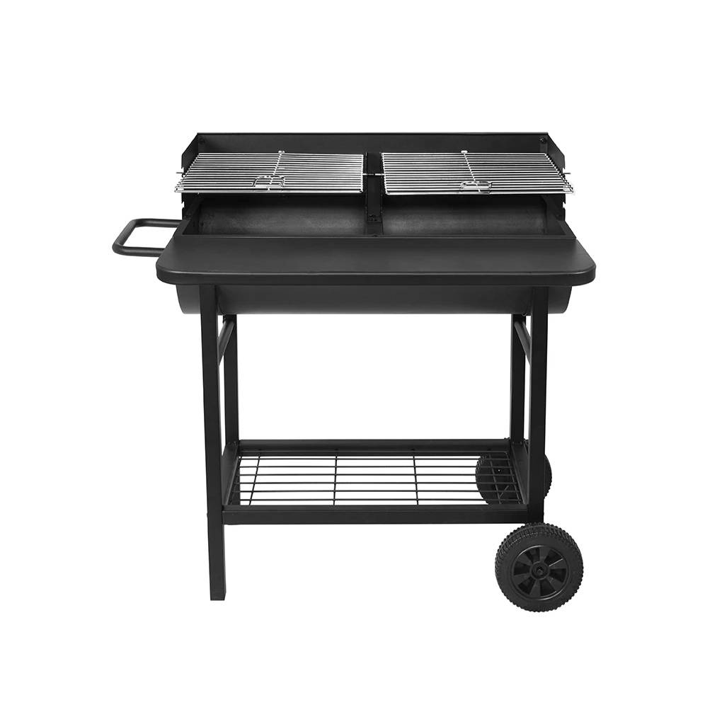 Red Deco - Barbecue à charbon 71 x 35.5cm avec chariot ALABAMA Red Deco - Imagen 1