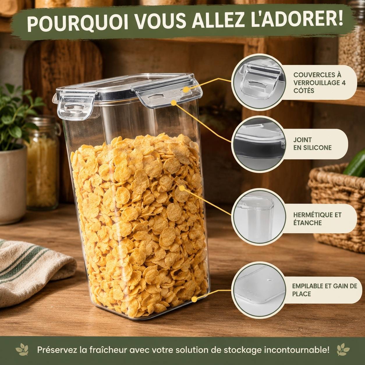 Boîtes de Conservation Alimentaire Hermétiques avec Couvercles Lot de 24 - Image 4