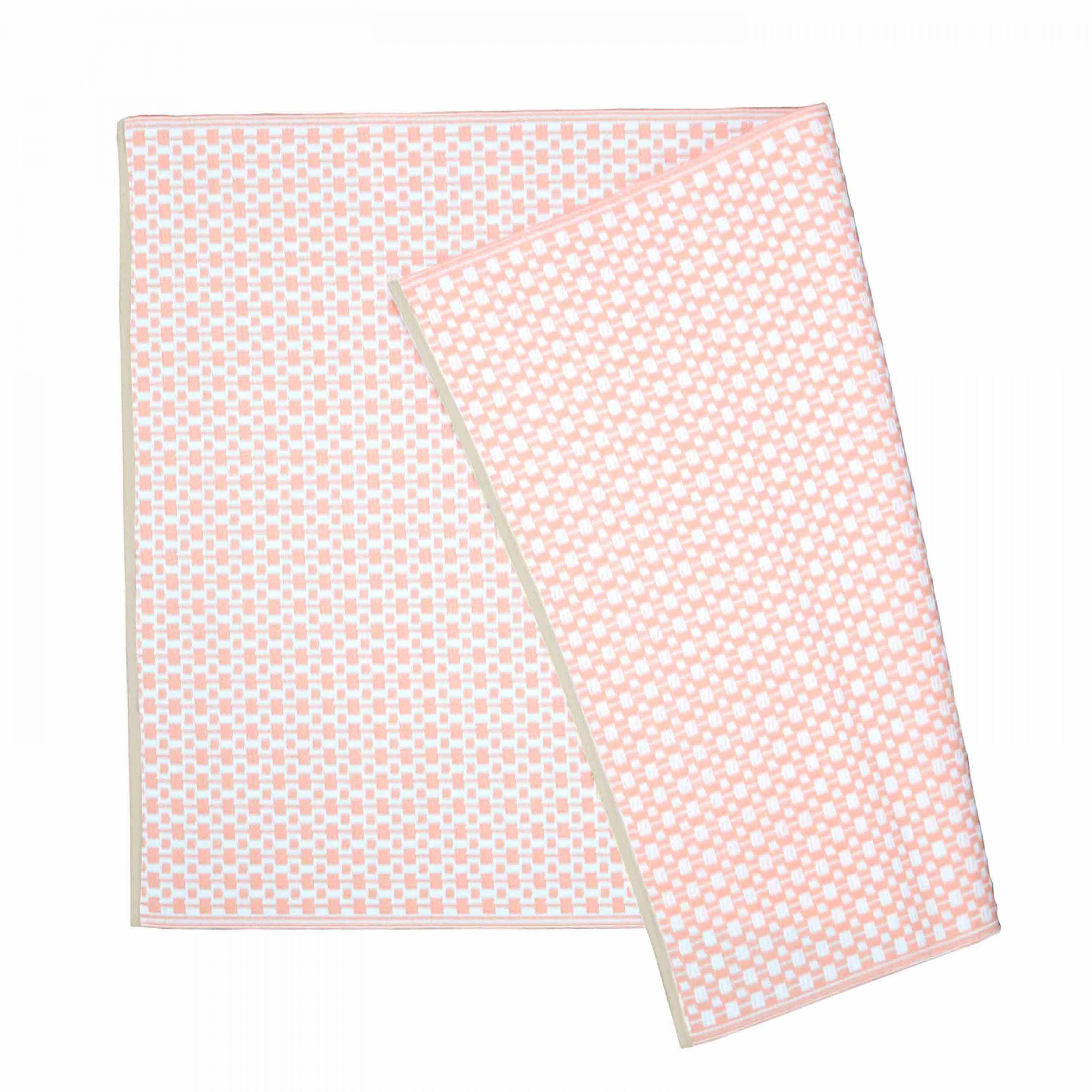 Oviala - Tapis d'extérieur en polypropylène recyclé rose 230 x 160 cm - Oviala - Imagen 4