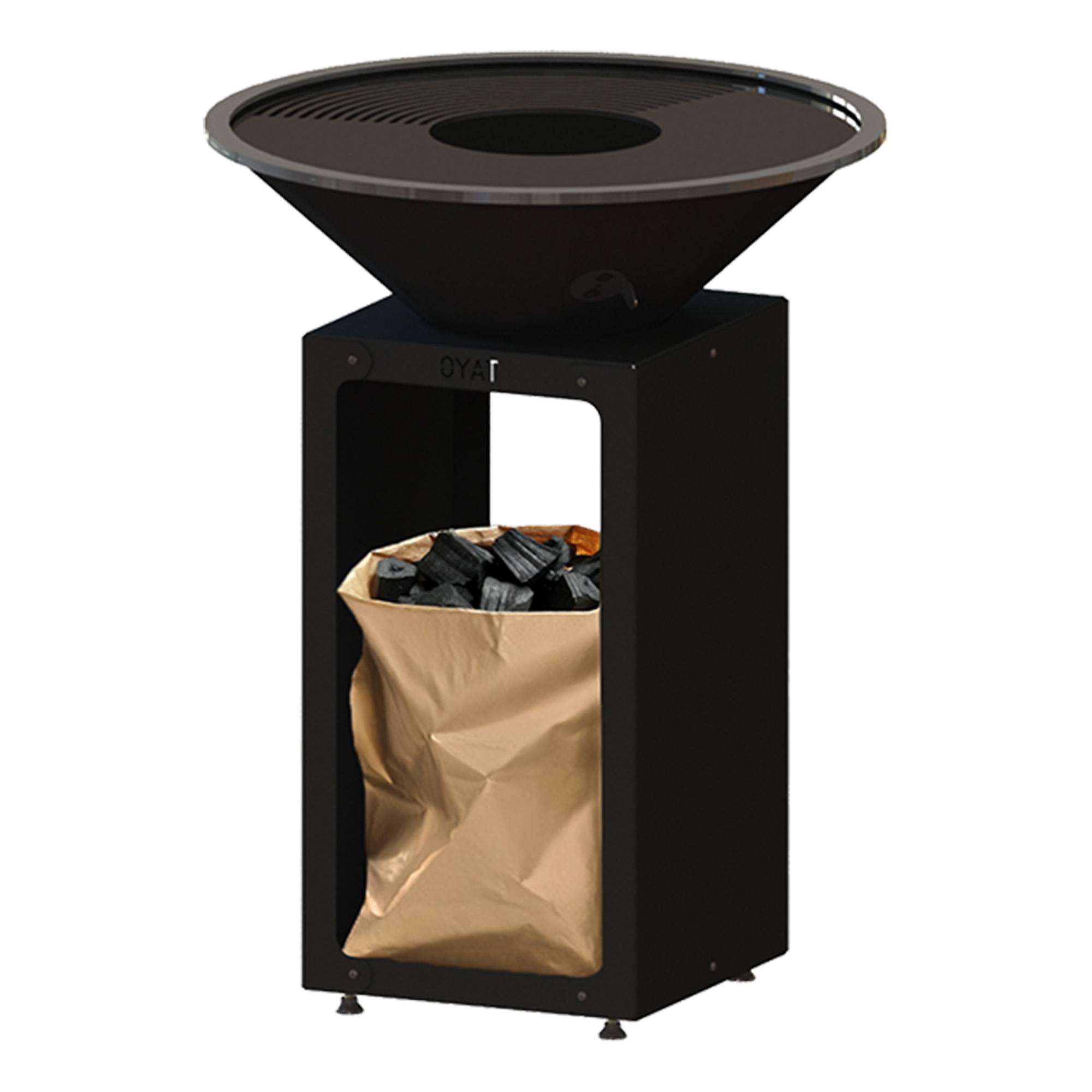 Brasero B.B.O 68 Noir - Ø65 cm Acier thermolaqué - OYAT - Image 1